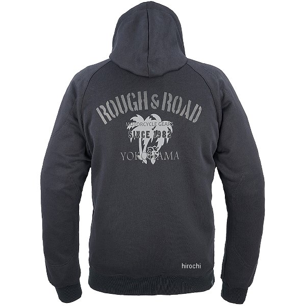 ラフ&ロード 春夏モデル ラフライドZIPパーカー 黒 Lサイズ RR1003BK3 WO店