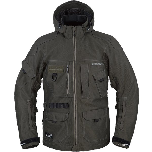 ラフ&ロード 春夏モデル マウンテンメッシュパーカー エンボスダークオリーブ Mサイズ RR7349E-DO2 WO店の通販は