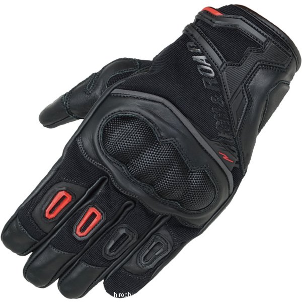 ラフ&ロード 春夏モデル ラフプロテクショングローブ 黒/赤 LLサイズ RR8025BK-RD4 WO店の通販は