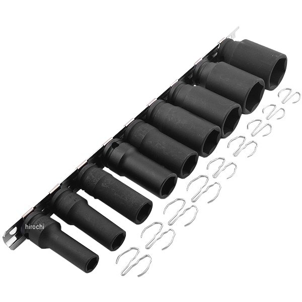 コーケン Ko-ken 3/8インチsq 薄肉インパクトセミディープソケットレールセット 9ヶ組 RS13301x-9-KK WO店