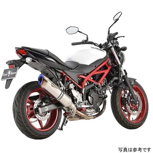 アールズギア r's gear スリップオンマフラー リアルスペック 17年- SV650/X チタンポリッシュ RS18-T3ST WO店