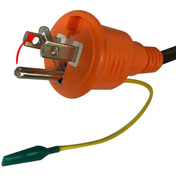 RTLE510EP  LED投光器 DELKURO 50W 10m アース付 2芯3芯両用タイプ RTLE510EP-TN WO店_1