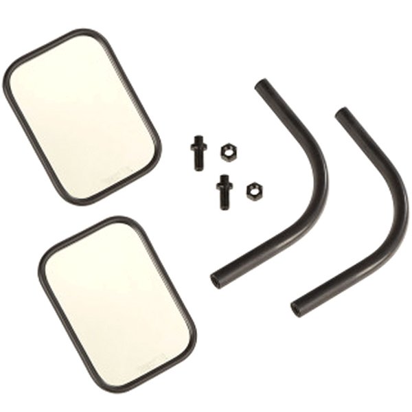 Rugged Ridge 18年-20年 Jeep ラングラー JL/JT Rectangular Trail Mirror Kit RUG11025-26 WO店