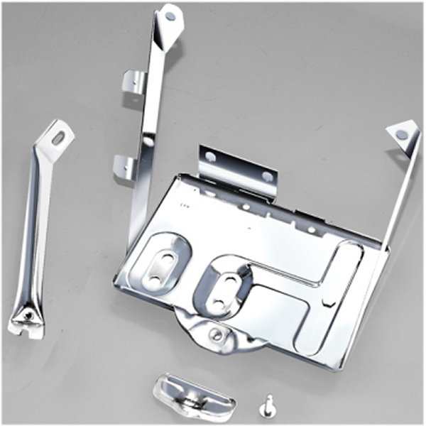 Rugged Ridge 76-86 Jeep CJ Stainless Steel Battery Tray Kit RUG11132-01 WO店の通販は