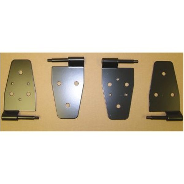 Rugged Ridge 87-06 Jeep ラングラー Black Door Hinge Kit RUG11202-01 WO店