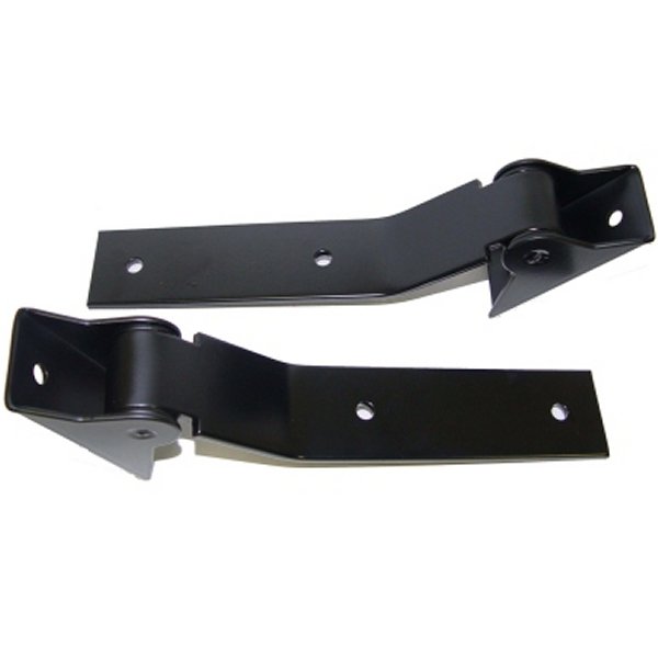 Rugged Ridge 87-95 Jeep ラングラー YJ Black Tailgate Hinge Set RUG11218-01 WO店