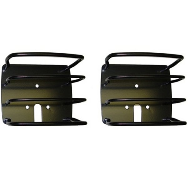 Rugged Ridge 76-06 Jeep CJ / Jeep ラングラー Black Euro Tail Light Guards RUG11226-01 WO店