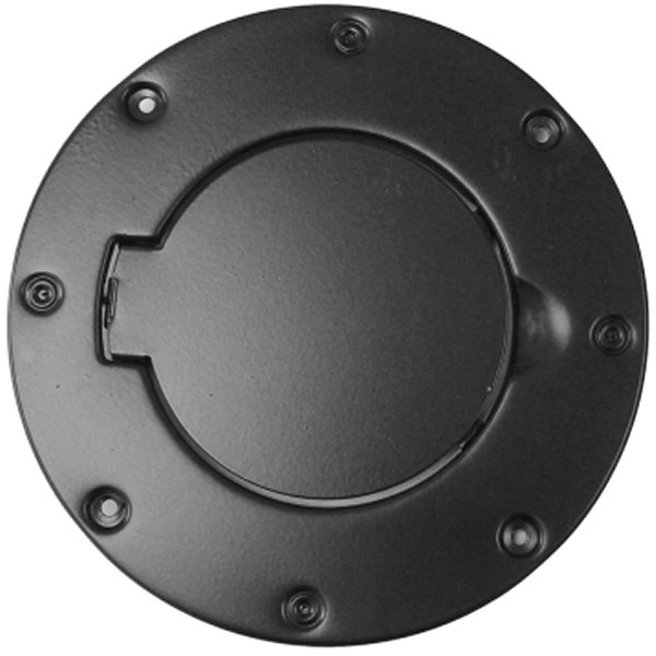 Rugged Ridge 97-06 Jeep ラングラー TJ Black Non-Locking Gas Cap Door RUG11229-01 WO店