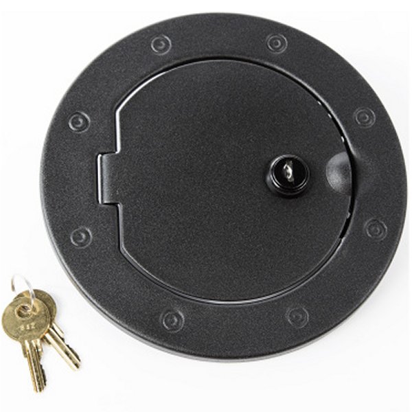 Rugged Ridge 07年-18年 Jeep ラングラー JK Textured Black Locking Gas Cap Door RUG11229-06 WO店の通販は