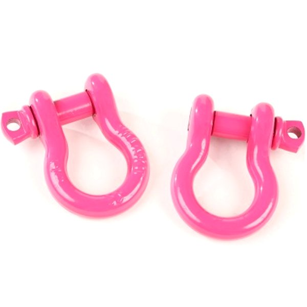 Rugged Ridge Pink 3/4in D-Ring Shackles RUG11235-09 WO店の通販は
