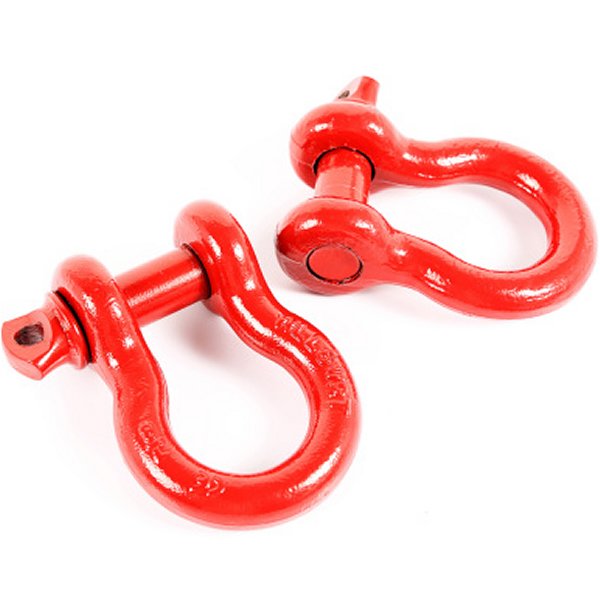 Rugged Ridge レッド 7/8in D-Shackles RUG11235-13 WO店