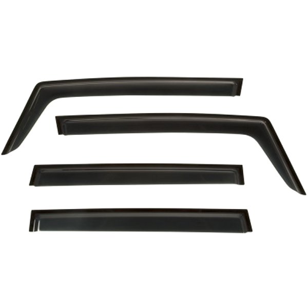 Rugged Ridge Window Visor 4-pc セット ブラック 15年-18年 Renegade BU RUG11349-15 WO店
