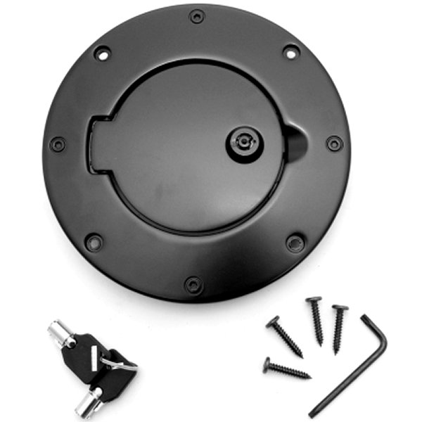 Rugged Ridge Locking Gas Cap Door ブラック Alum 97年-06年TJ RUG11425-08 WO店
