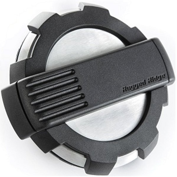 Rugged Ridge Elite Fuel Door Non-Lock Brushed Alum 07年-18年 Jeep ラングラー JK RUG11425-10 WO店