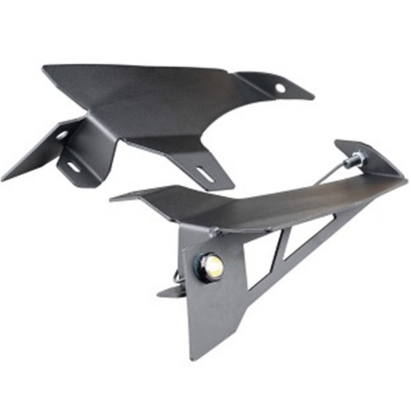 Rugged Ridge Chop Brackets フロント Fender 18年-20年 Jeep ラングラー JL/JT Non-Rubicon RUG11640-91 WO店