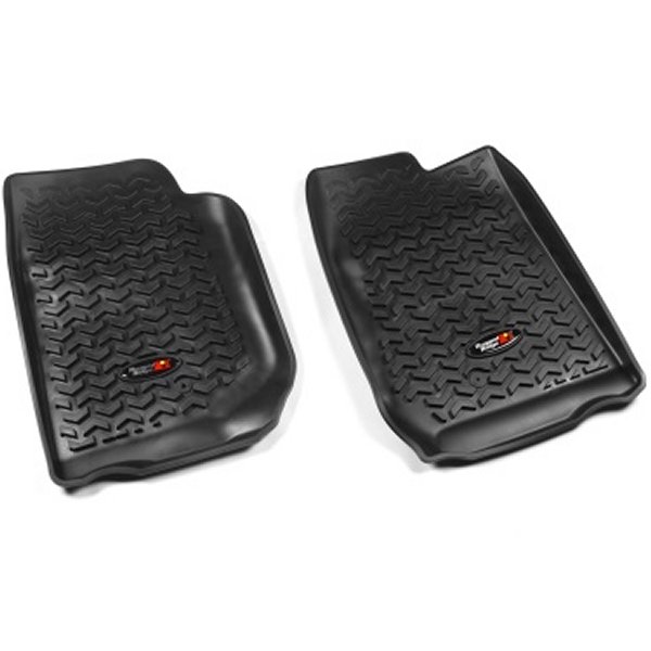 Rugged Ridge Floor Liner フロント Black 2007-2018 Jeep ラングラー Unlimited JK 4 Dr RUG12920-01 WO店 18,461円
