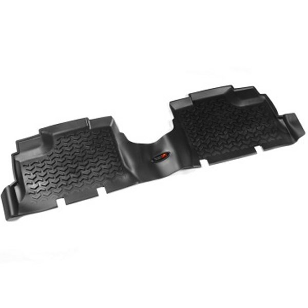 Rugged Ridge Floor Liner リア Black 2007-2018 Jeep ラングラー Unlimited JK 4 Dr RUG12950-01 WO店