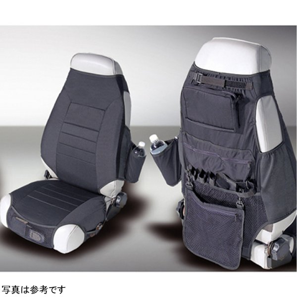 Rugged Ridge Fabric Seat Protectors Black 76-06 Jeep CJ / Jeep ラングラー RUG13235-01 WO店