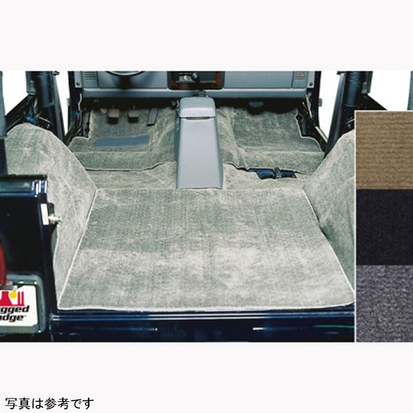 Rugged Ridge Deluxe Carpet Kit Gray 76-95 Jeep CJ / Jeep ラングラー Models RUG13690-09 WO店