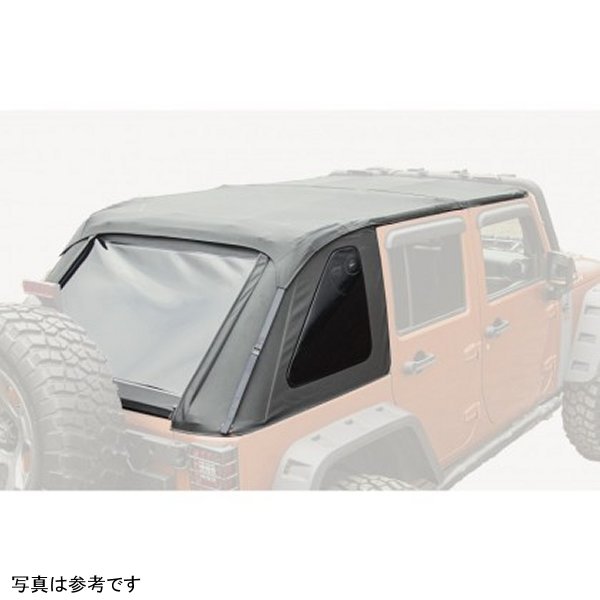 Rugged Ridge Bowless Soft Top Black Diamond 4-Door 07年-18年 Jeep ラングラー JK RUG13750-38 WO店