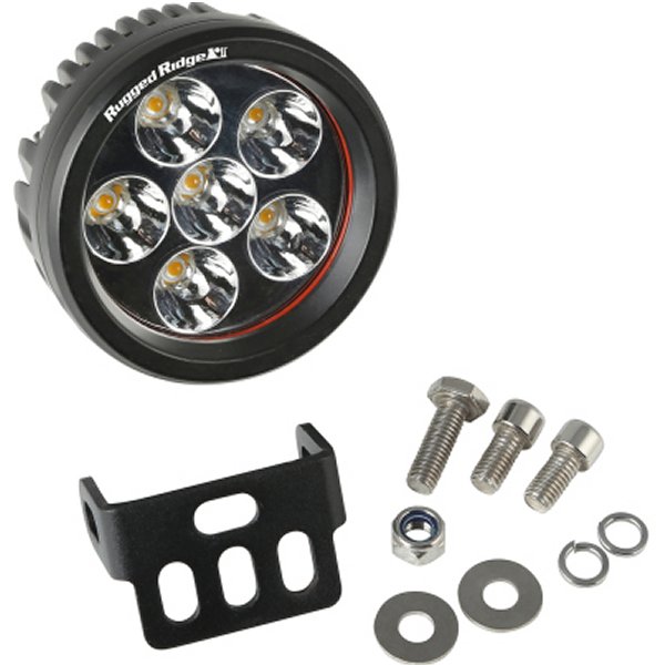 Rugged Ridge 3.5 Inch Round LED ライト 18 Watt RUG15209-01 WO店