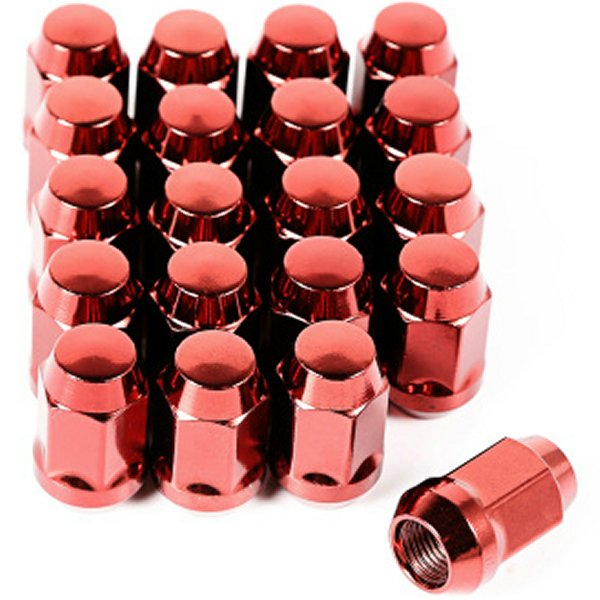 Rugged Ridge ホイール Lug Nut セット of 20 レッド 1/2-20 RUG16715-24 WO店