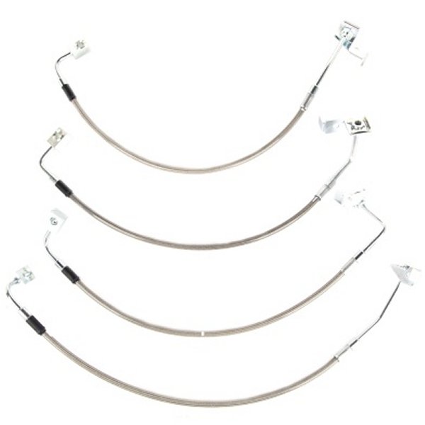 Rugged Ridge Brake Hose Kit Braided Stainless 07年-18年 Jeep ラングラー RUG16734-10 WO店の通販は