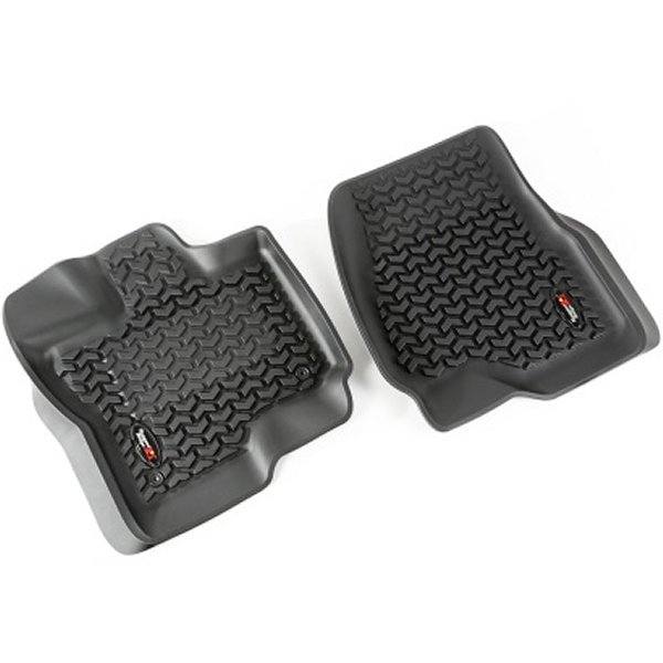 Rugged Ridge Floor Liner フロント Black 2015-2020 Ford F-150