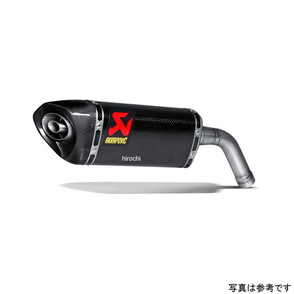 アクラポビッチ AKRAPOVIC スリップオンマフラー ヘックス JMCA対応 13年-15年 グロム125、MSX125 カーボン WO店