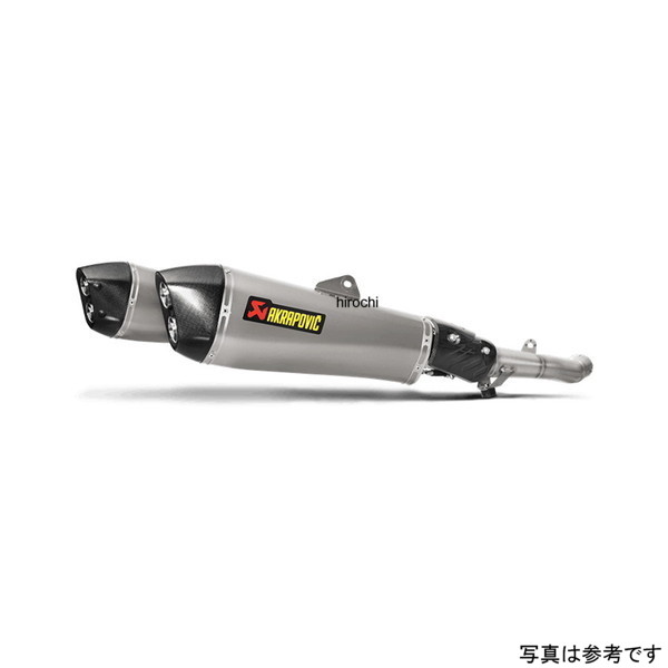 アクラポビッチ AKRAPOVIC スリップオンマフラー E1仕様 ヘックス 16年以降 ニンジャ ZX14R チタン (デュアル) WO店