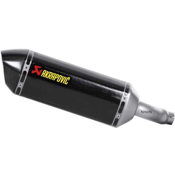 アクラポビッチ AKRAPOVIC スリップオンマフラー HEXAGONAL カーボン 13年-17年 Ninja250/300/Z250 カーボン色 WO店