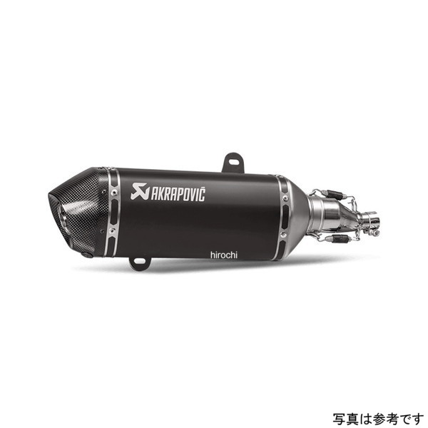 アクラポビッチ AKRAPOVIC スリップオンマフラー 21年 GTS150 ステンレスブラック WO店