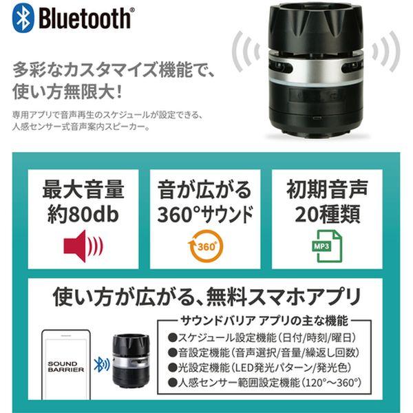 SB100SET 中発販売(株) Reelex 人感センサー付き音声案内機 サウンドバリアアタッチメントセット SB100SET-TN WO店