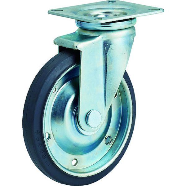 SD200GJ プレス製運搬車用オプション 台車 ドンキーカート500シリーズ用キャスター Φ200 自在 グレーゴム SD200GJ-TN WO店