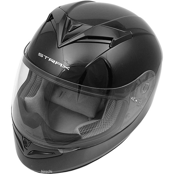 STRAX SF-16 フルフェイスヘルメット マットブラック LEAD リード工業