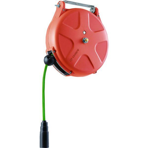 SHS210EAOR 導電エアーホースリール 内径6.5×外径10mm ホース全長10m オレンジ SHS210EAOR-TN WO店