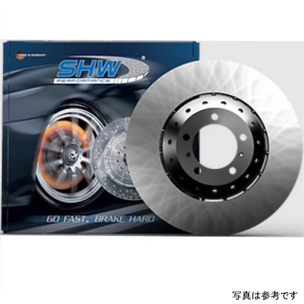 SHW 15-18 ポルシェ Cayenne GTS w/19in Wheel w/o Ceramics Left Frt Smooth LW ブレーキローター (95835140350) shwPFL47523 WO店の通販は