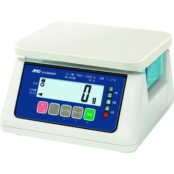 SJ2000AWPA3  A＆D 取引証明用 防塵・防水はかり SJ-2000AWP-A3 SJ2000AWPA3-TN WO店