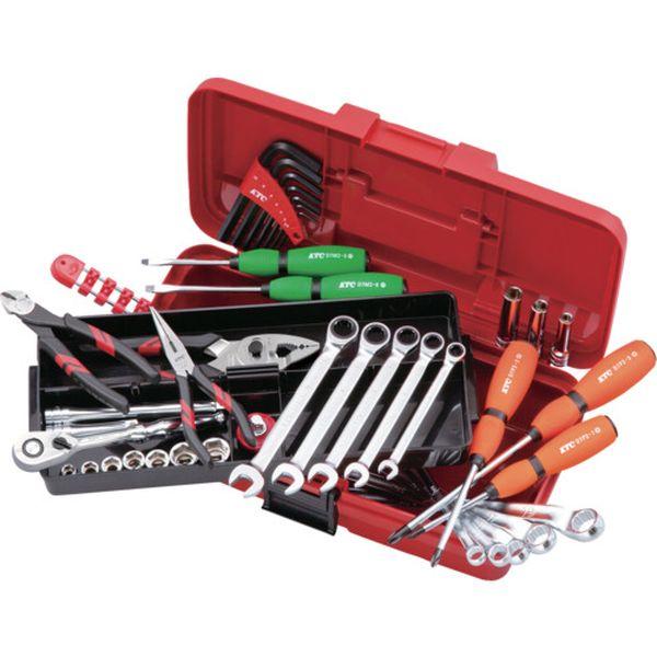 京都機械工具(株) KTC 工具セット(片開きプラハードケースタイプ)［40点］ SK3402PS WO店