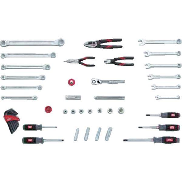 京都機械工具(株) KTC 工具セット(片開きメタルケースタイプ)［43点］ SK3435S WO店_1