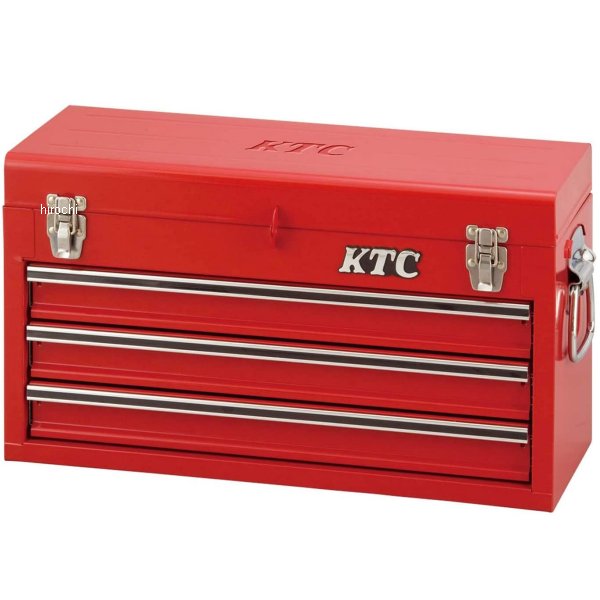 KTC チェスト(3段3引出し)ソリッドレッド W520XD215XH300 SKX0213 WO店