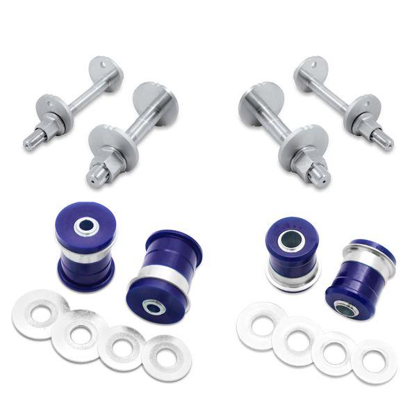 SuperPro 2003 Lexus GX470 Base Front Lower Inner Control Arm Offset Bushing and Camber Pin Set sprTRC120LCAADJ WO店