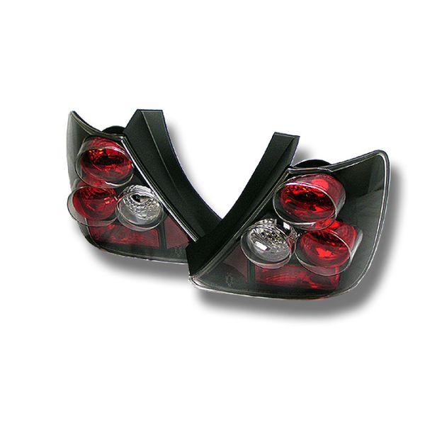 Spyder Honda Civic Si 03-05 Hatchback 3DR Euro Style Tail Lights Black ALT-YD-HC03-3D-BK spy5004437 WO店
