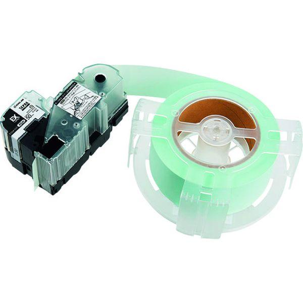 SS50KEXR JIM 【純正】「テプラ」PROテープ 50mm EX詰替用ロングテープ 白ラベル/黒文字 長さ45m SS50KEXR-TN WO店