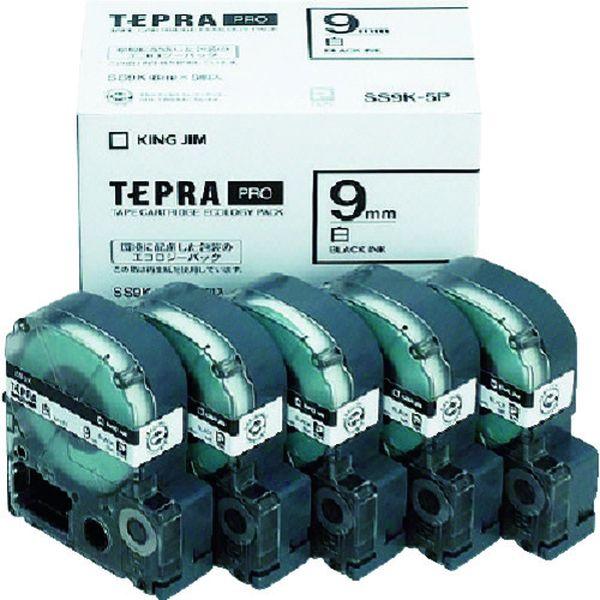 SS9K5P  (株)キングジム キングジム テプラPROテープカートリッジ SS9K-5P WO店の通販は