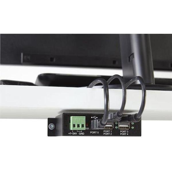 USBハブ/USB 2.0/USB-A - 4x USB-A/産業用メタル筐体/DIN・壁面 ST4200USBM-TN WO店_4