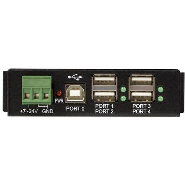 USBハブ/USB 2.0/USB-A - 4x USB-A/産業用メタル筐体/DIN・壁面 ST4200USBM-TN WO店_5