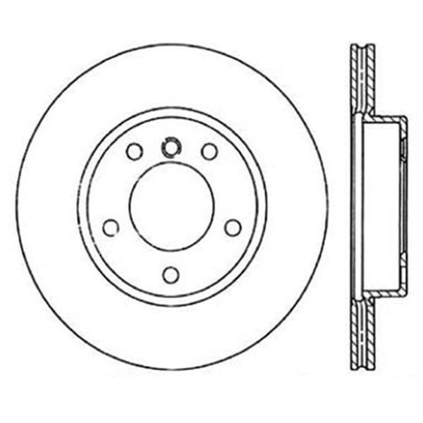 StopTech Power Slot 96-02 BMW Z3 / 03-01/06 Z4 (E86) / 3 Series Front Right Cryo Slotted Rotor sto126.34029CSR WO店