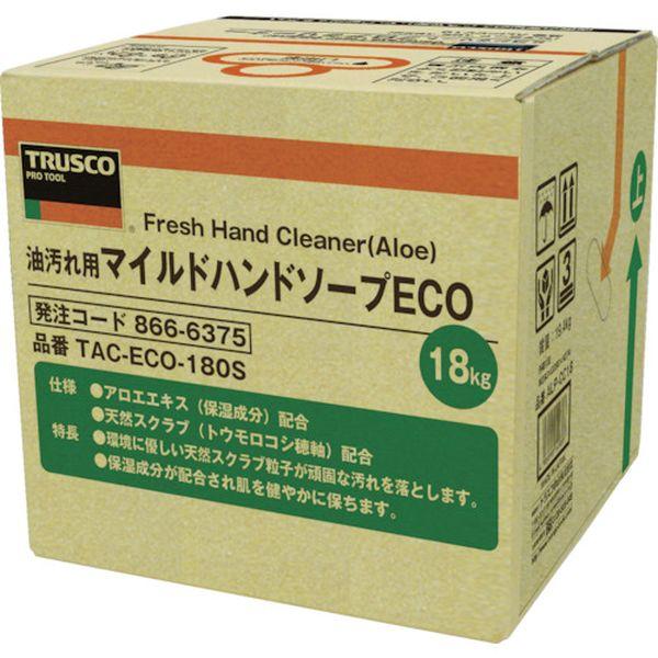 TACECO180S トラスコ中山(株) TRUSCO マイルドハンドソープ ECO 18L 詰替 バッグインボックス TACECO180S-TN WO店