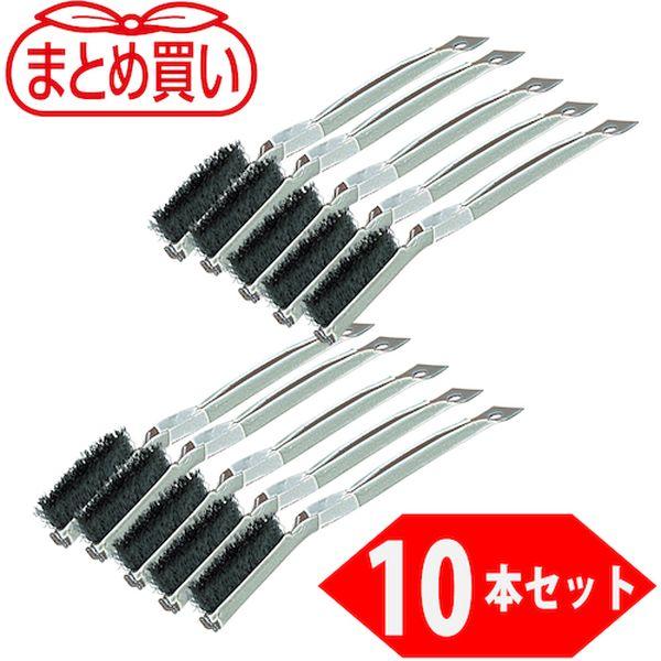 TB202010P  トラスコ中山(株) TRUSCO まとめ買い 金柄ブラシ 鋼線(10本入) TB202010P-TN WO店